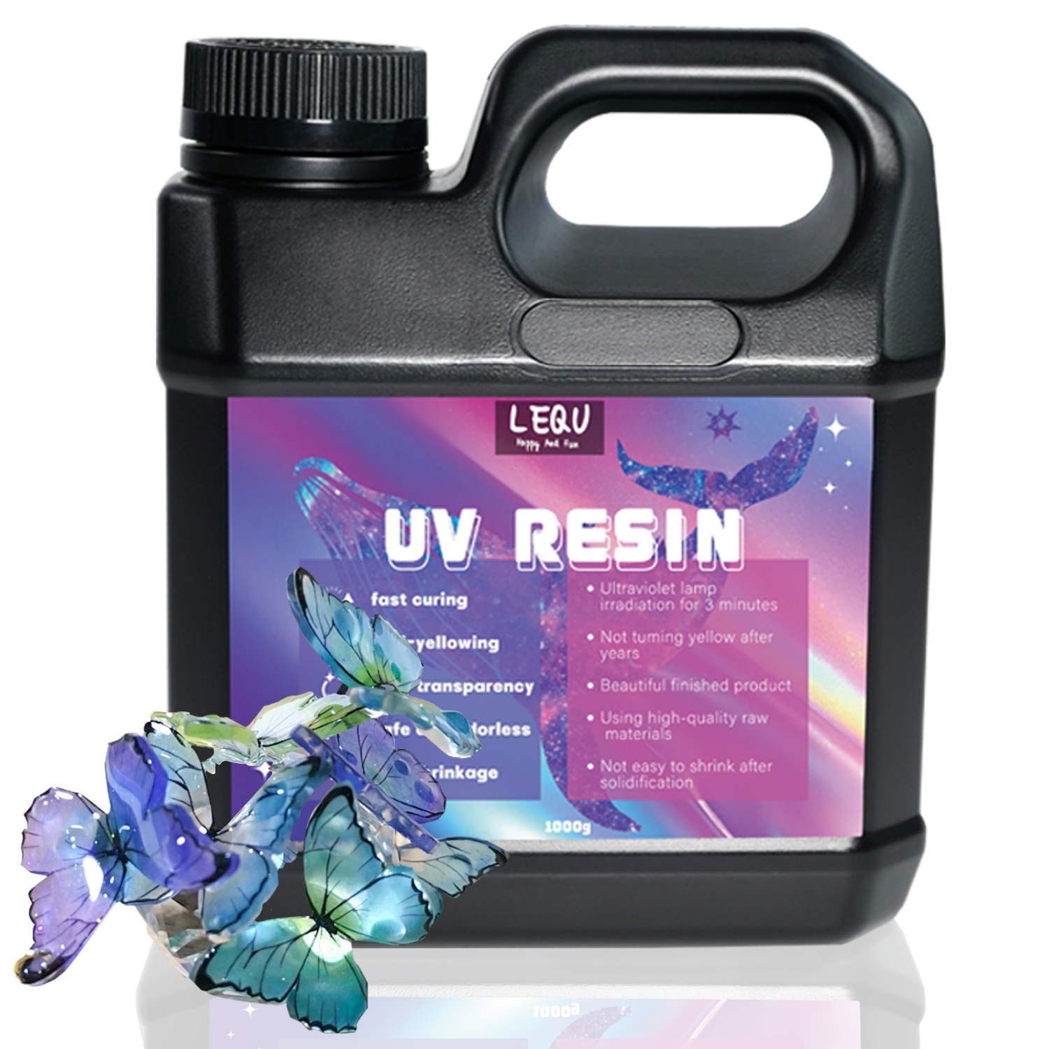 Resin Art Epoxy - Bulk UV Resin Crystal Clear Large