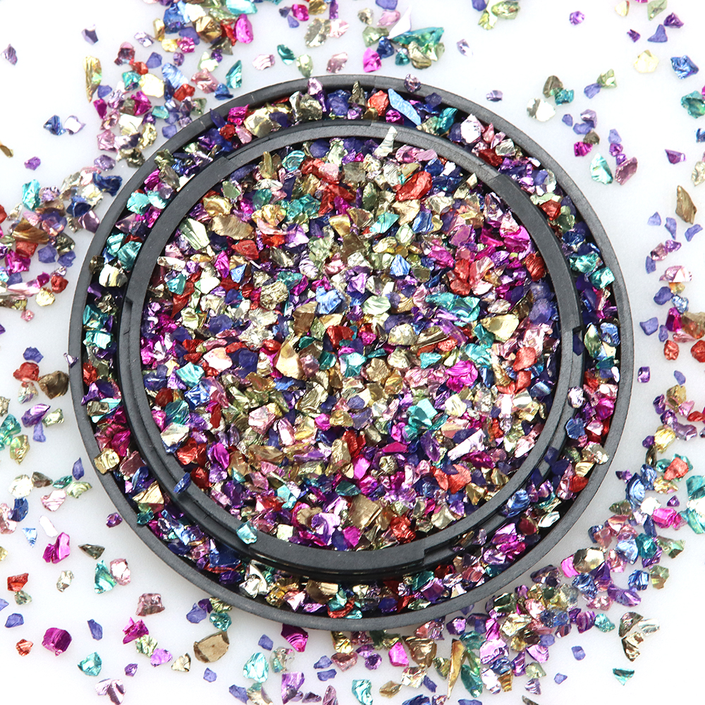 Resin Art Epoxy - Multi color mixed nail 10g/Lot nail