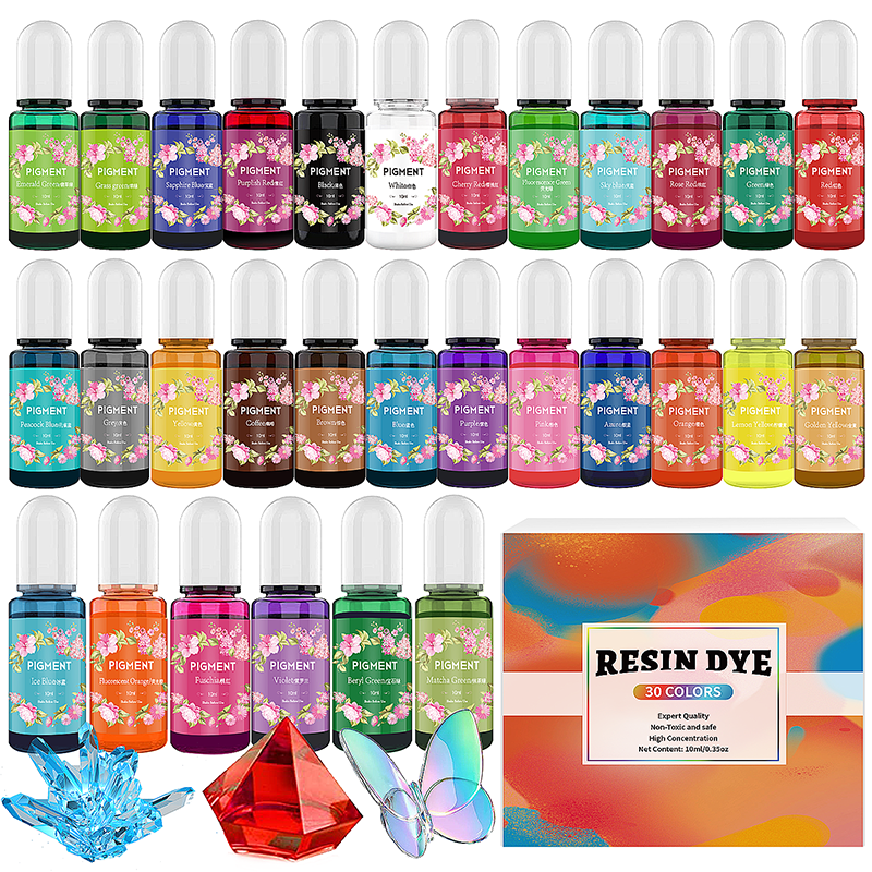Resin Art Jewellery - Epoxy Resin Pigment Kits Candle Dye