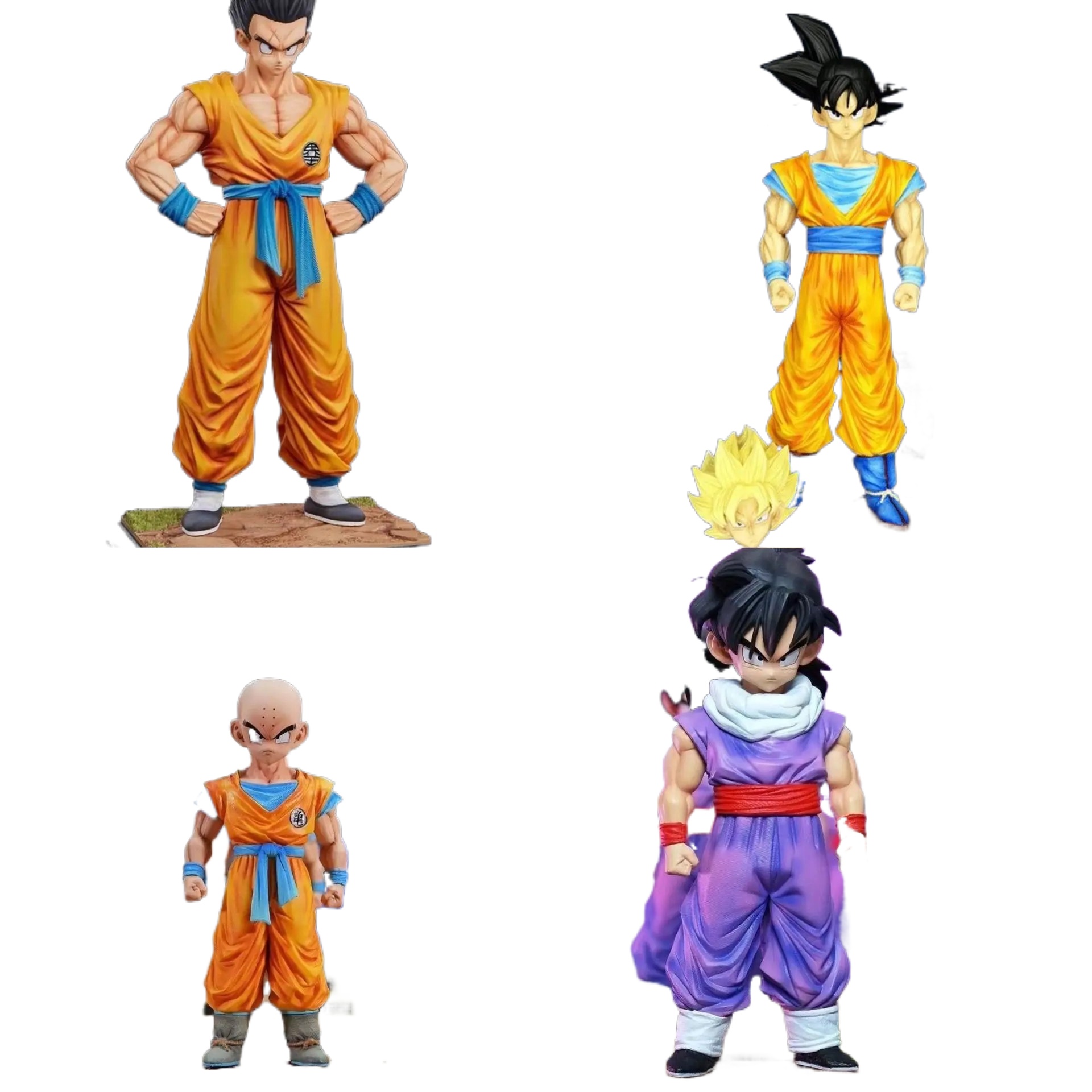Resin Art Dragon Ball Z - Anime Dragon Ball Z Figure Gohan/Krillin