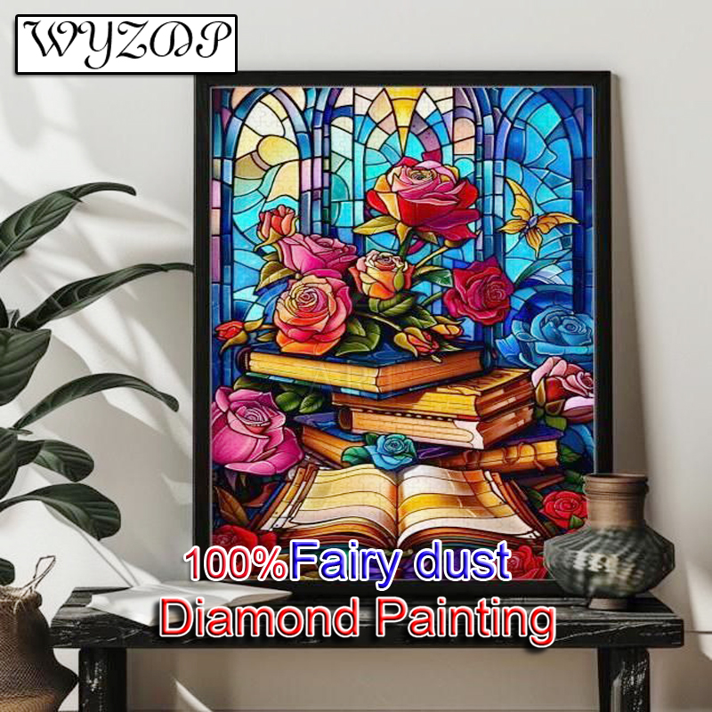 Resin Art Book - Flower 100% Fairy Dust Diamond Painting