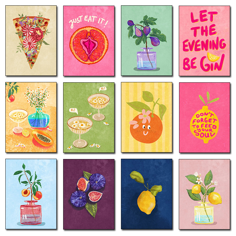 Resin Art Tree - Just Eat It Illustration Wall Art