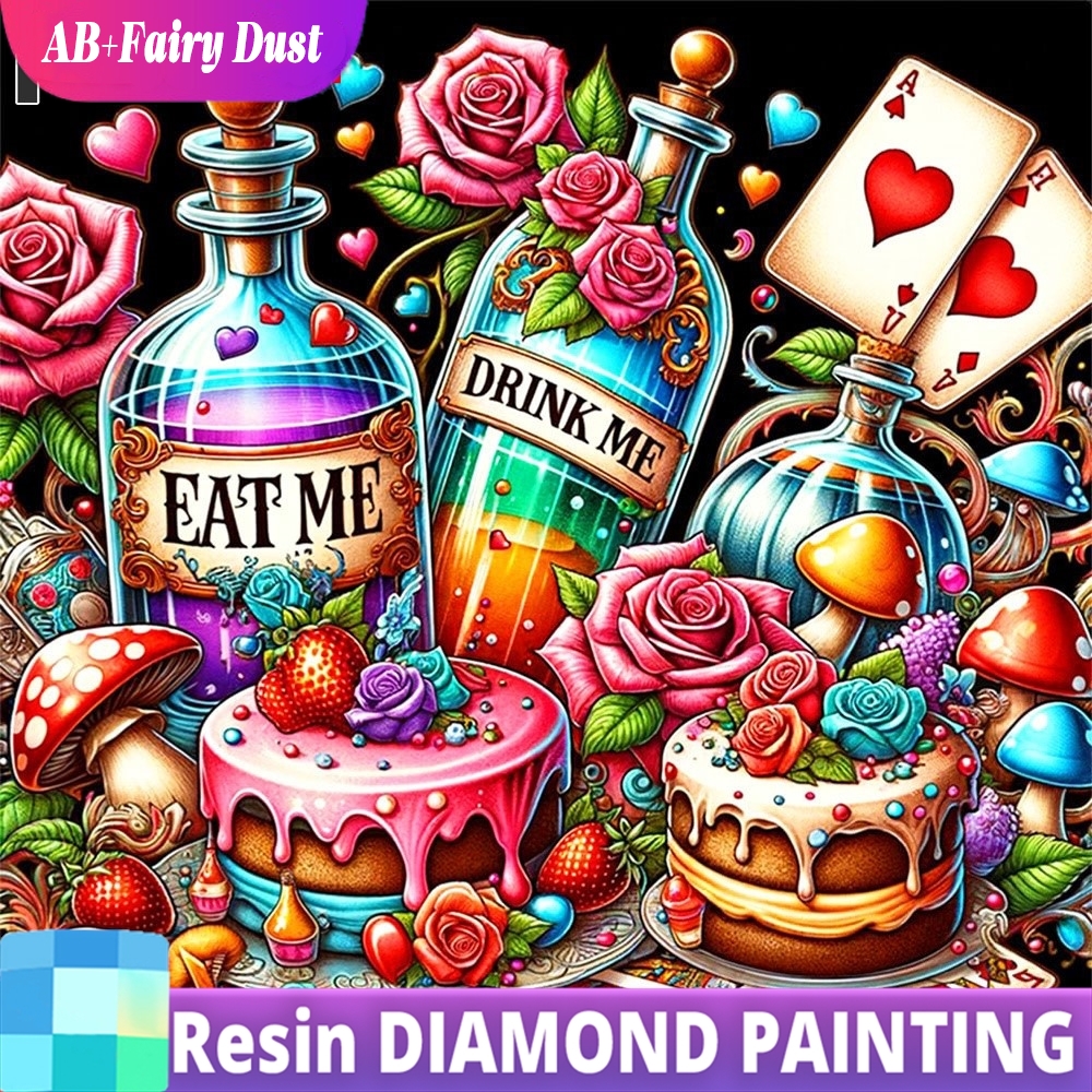 Resin Art Rose - Resin Fairy Dust AB Diamond Painting