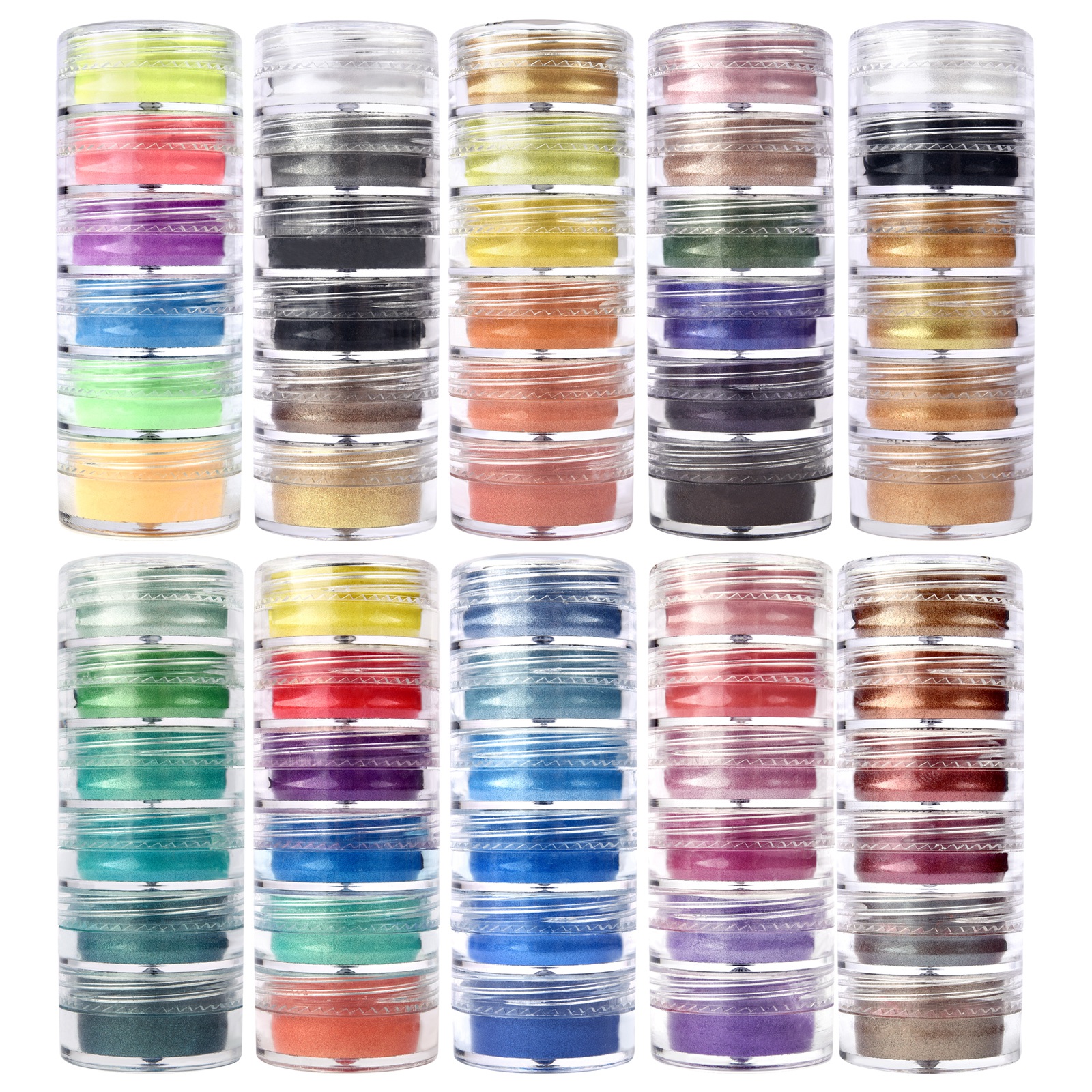 Resin Art Jewellery - 6 Colors/Set Pearlescent Powder Resin Pigment
