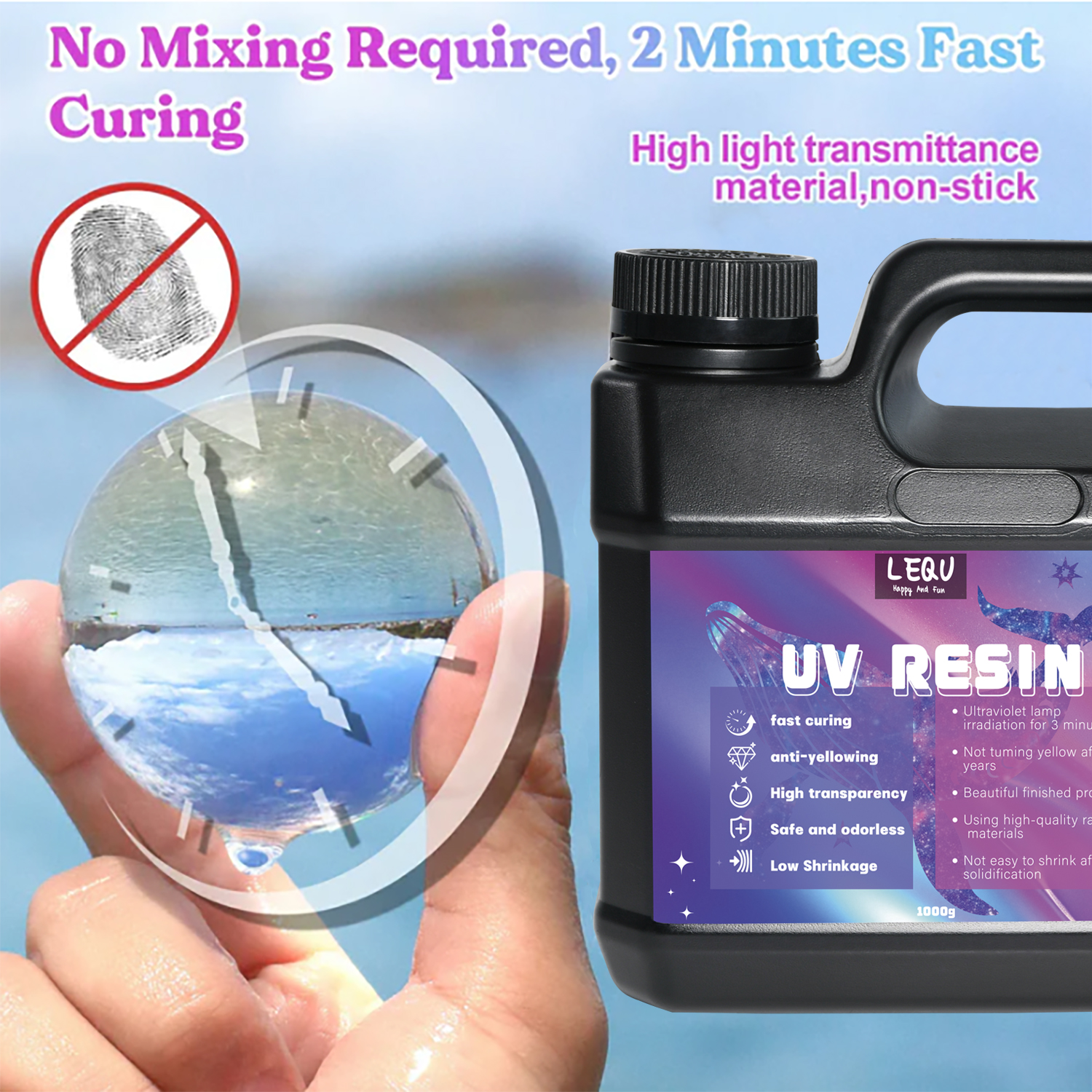 Bulk UV Resin Crystal Clear La - Resin Art Epoxy reseña y precio
