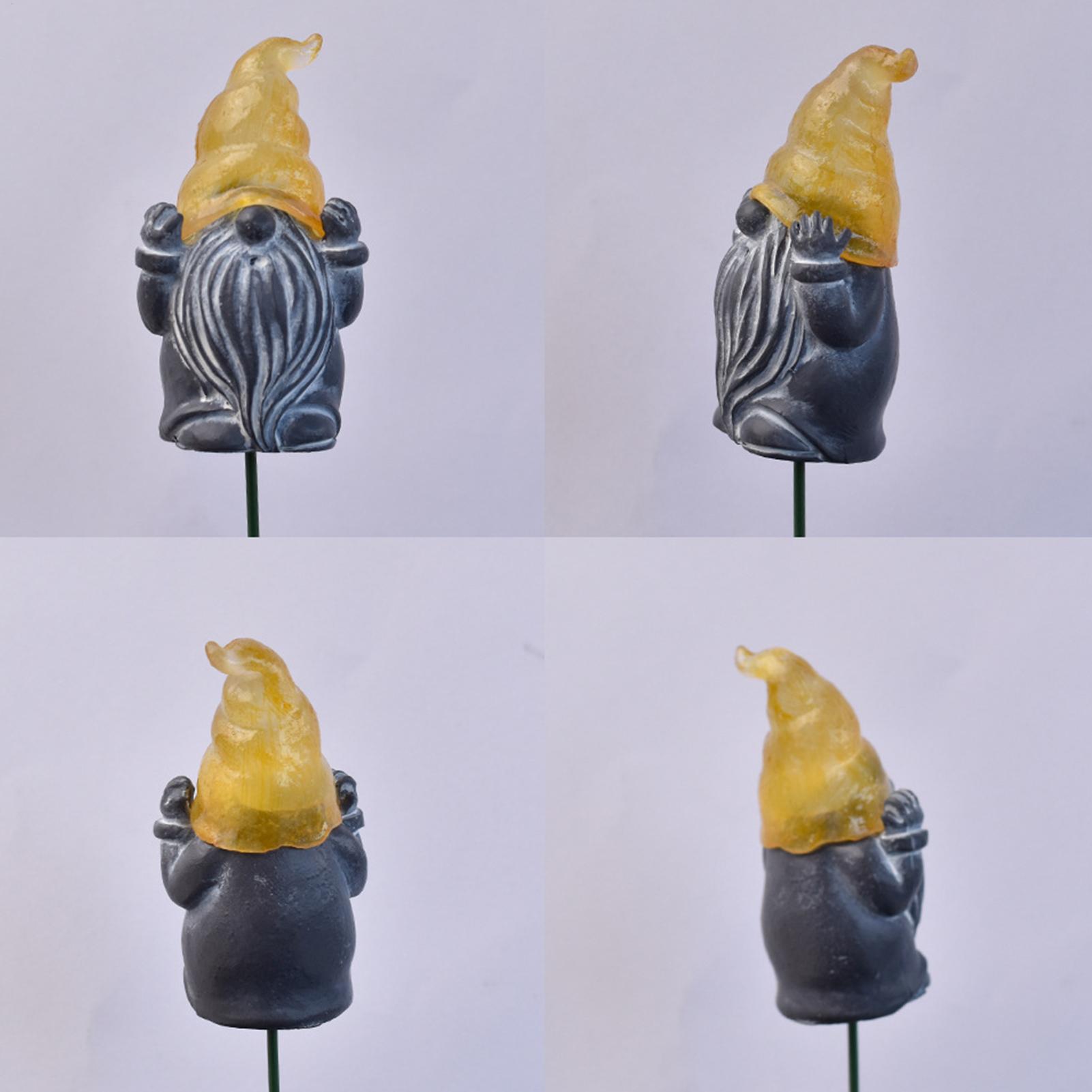 Decorative Yard Stakes 3-Piece - Resin Art With Flowers reseña y precio