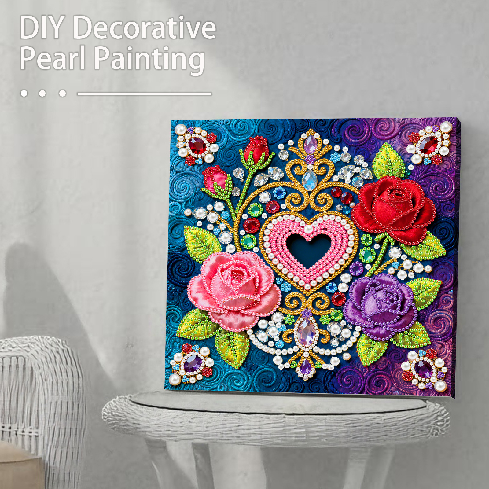 DIY Pearl Diamond Painting Gem - Resin Art Frame reseña y precio
