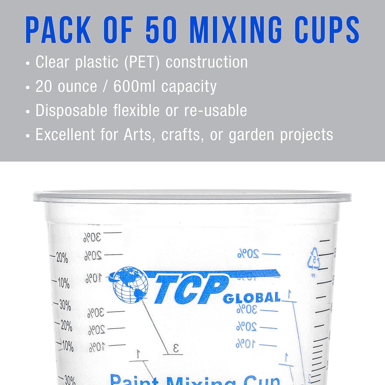 Disposable Plastic Mixing Cups - Resin Art Images reseña y precio