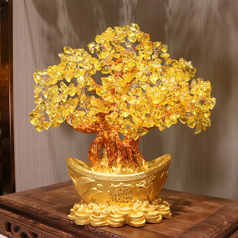 Lucky Money Tree Chinese Gold  - Resin Art Tree reseña y precio