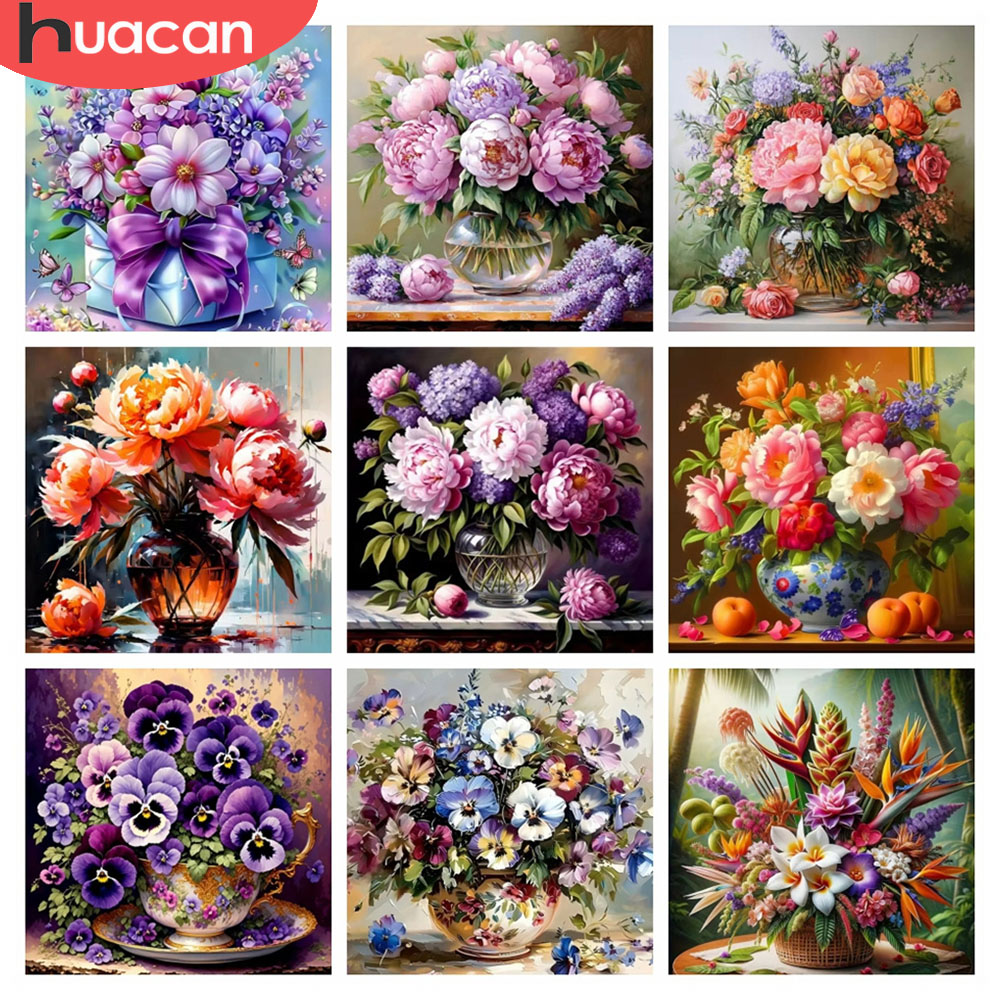 HUACAN 5D Diamond Mosaic Rose  - Resin Art Rose reseña y precio