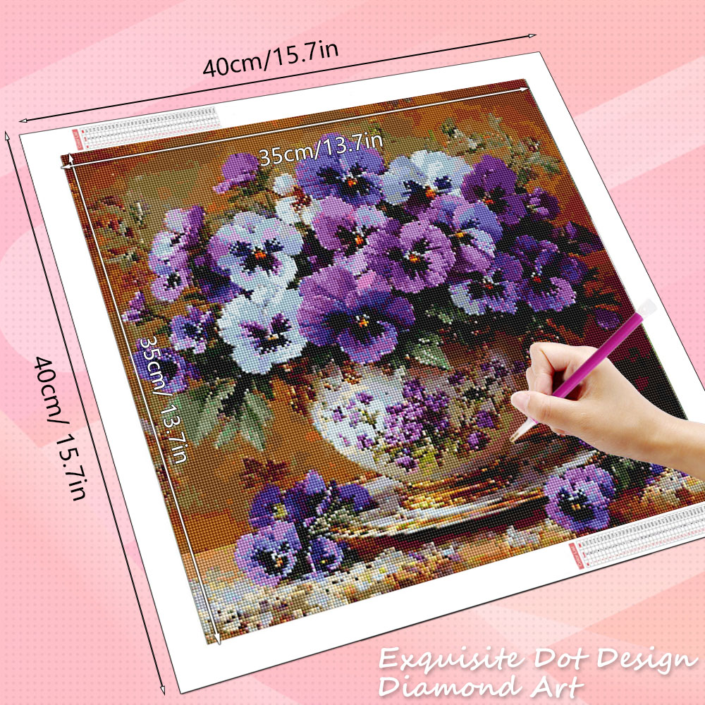 HUACAN 5D Diamond Mosaic Rose  - Resin Art Rose reseña y precio
