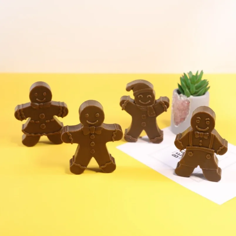 3D Smile Gingerbread Man Silic - Resin Art Furniture reseña y precio