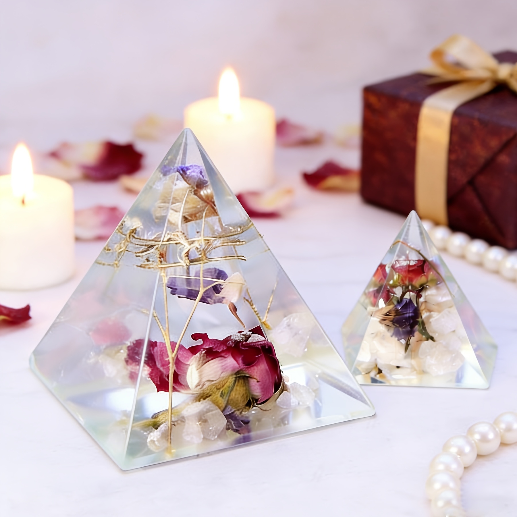 5pc- Pyramid resin molds of va - Resin Art Jewellery reseña y precio