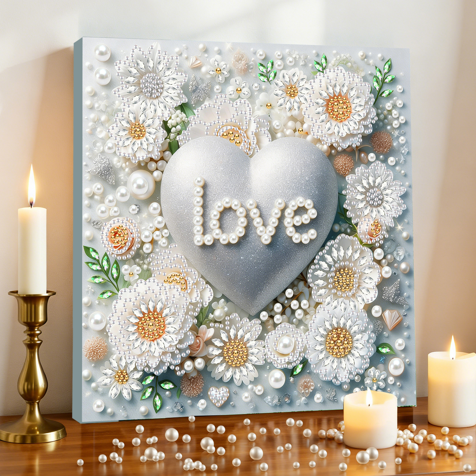 Diamond Dots Pearl Gem Paintin - Resin Art Frame reseña y precio