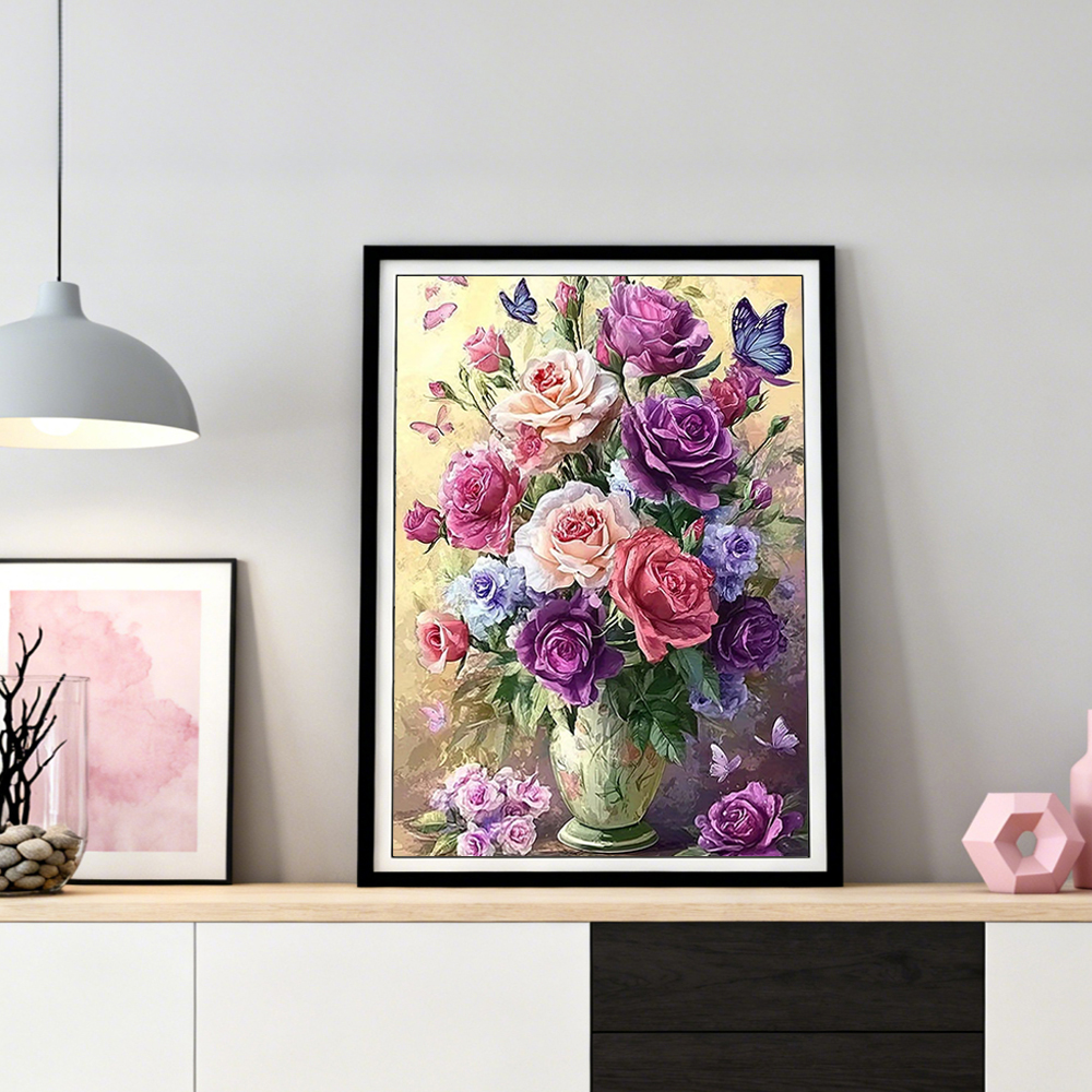 HUACAN Diamond Painting Rose F - Resin Art Rose reseña y precio