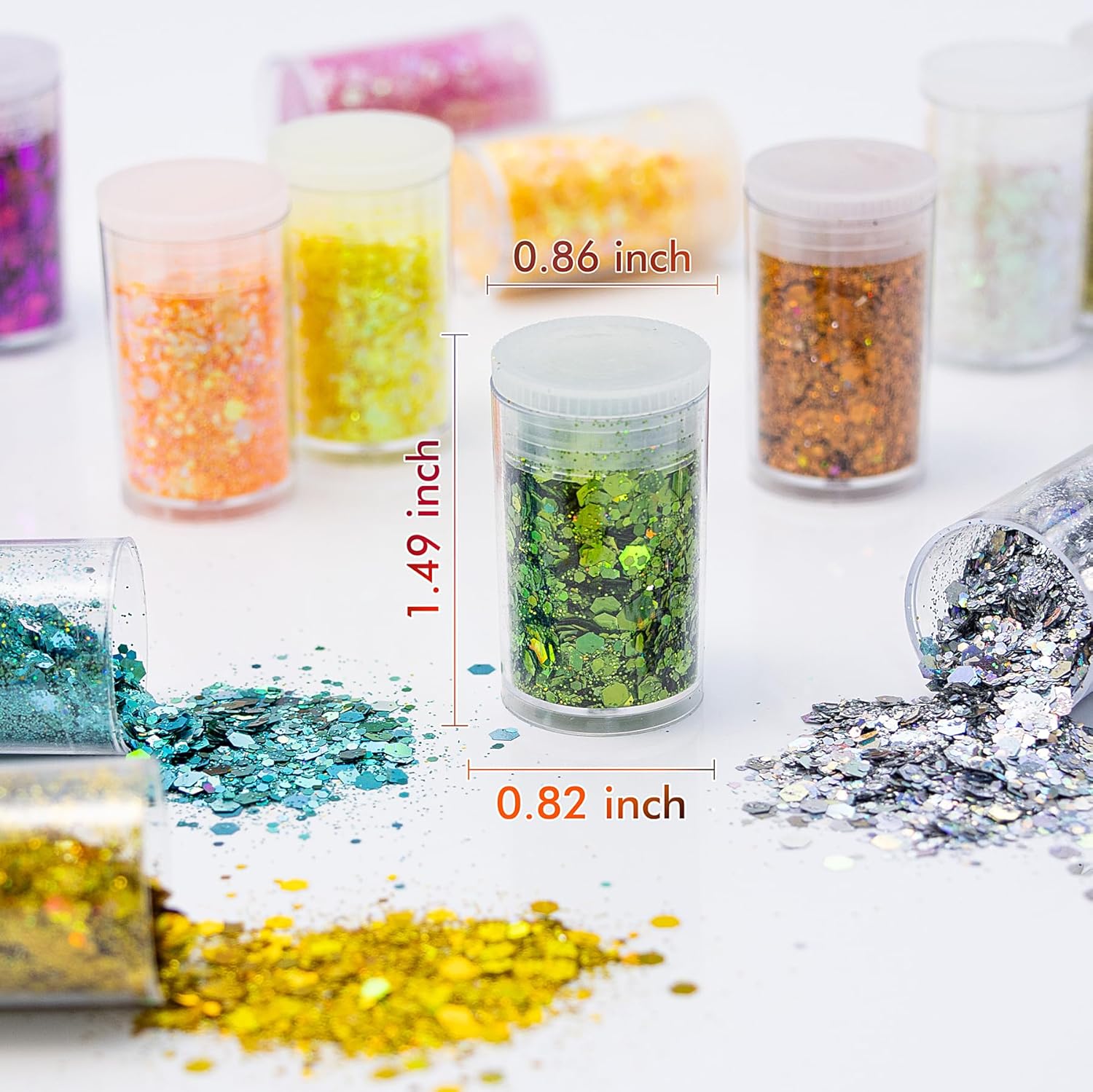 45 Holographic Chunky Sequins  - Resin Art Images reseña y precio