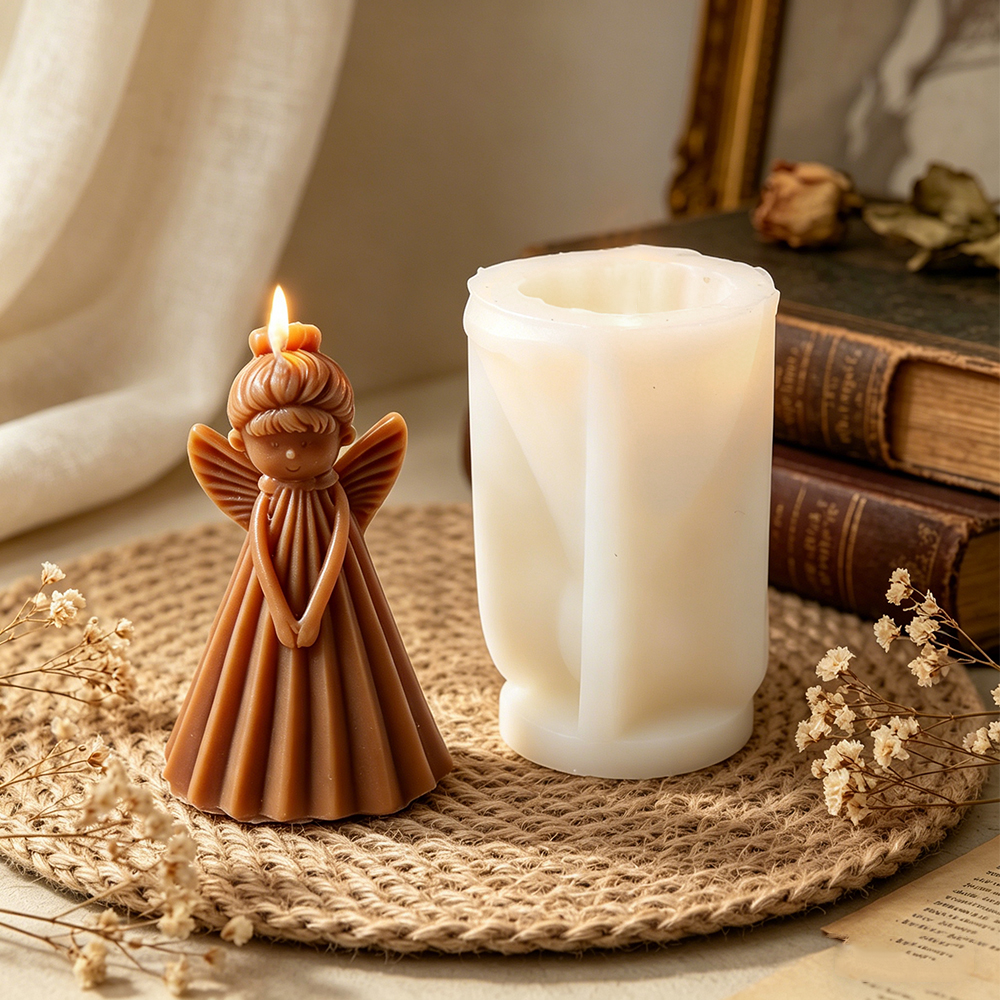 3D Angel Girl Silicone Candle  - Resin Art Furniture reseña y precio