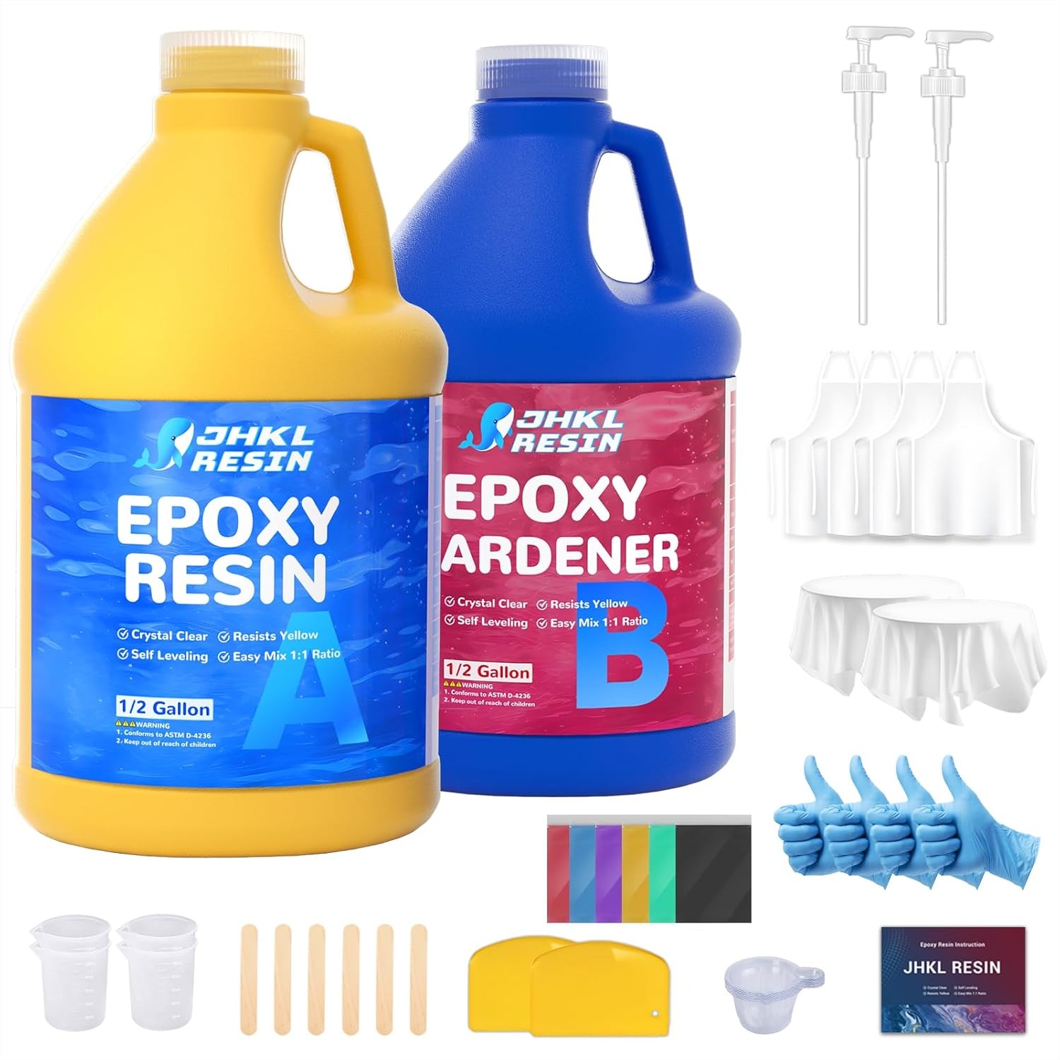Epoxy Resin Kit 1 Gallon Cryst - Resin Art Images reseña y precio
