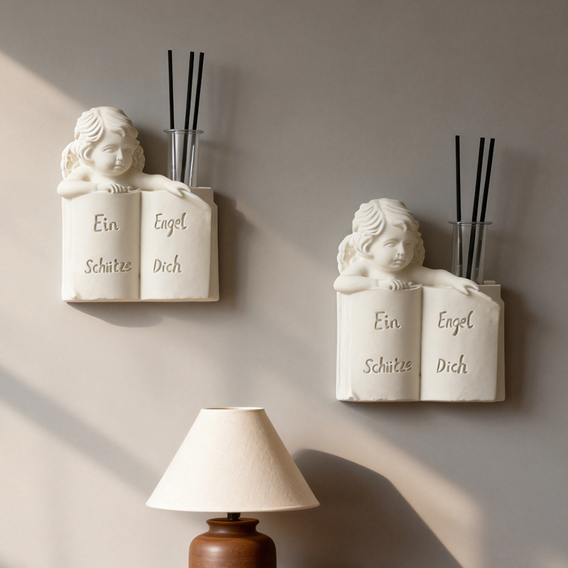 European Angel Book Wall Mount - Resin Art Book reseña y precio