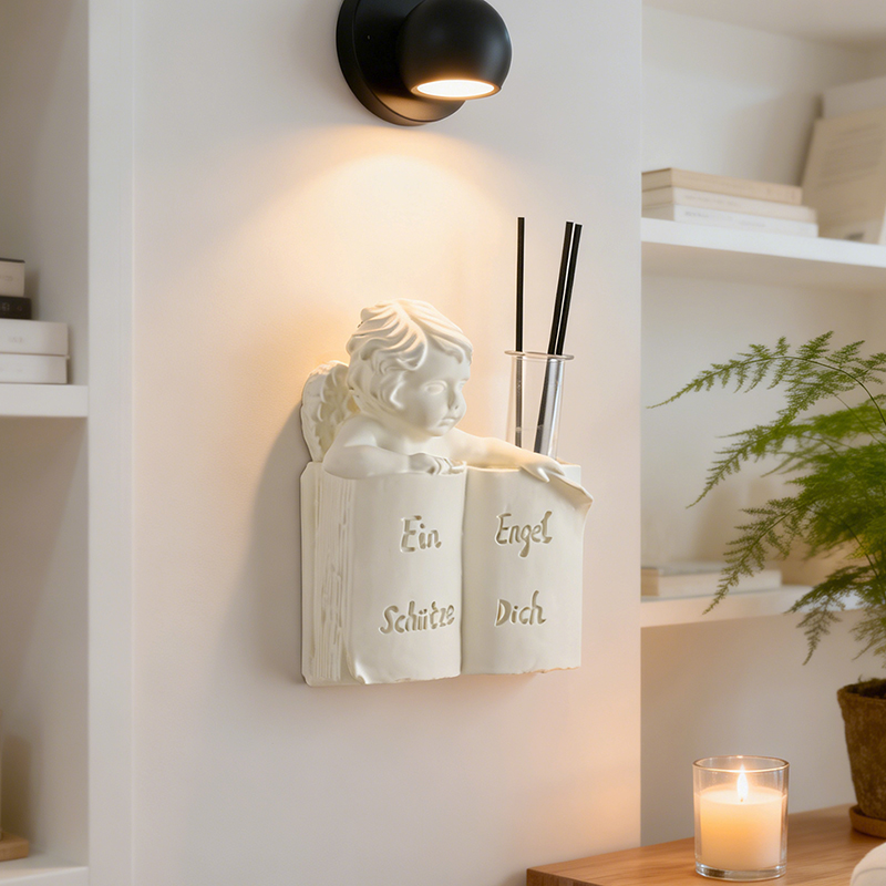 European Angel Book Wall Mount - Resin Art Book reseña y precio