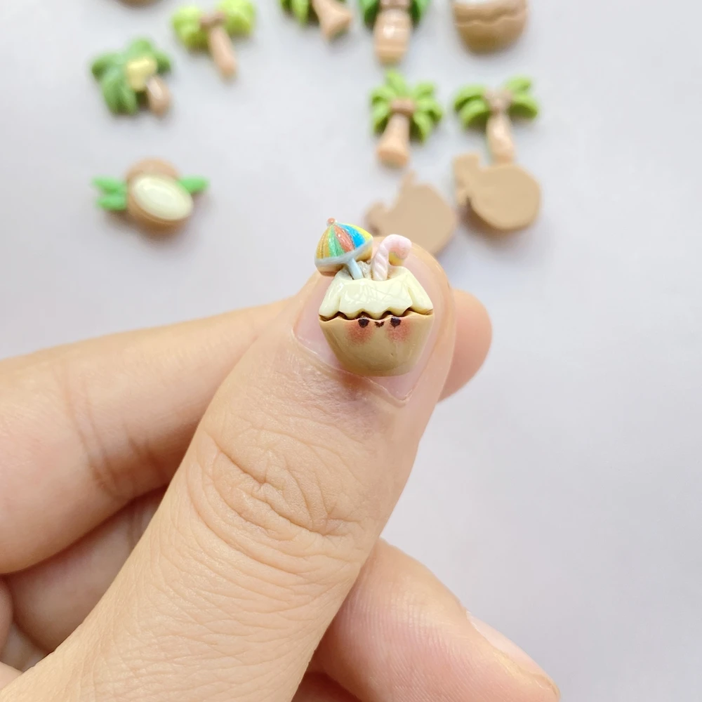 20Pcs Cute Cartoon Coconut Dri - Resin Art Tree reseña y precio