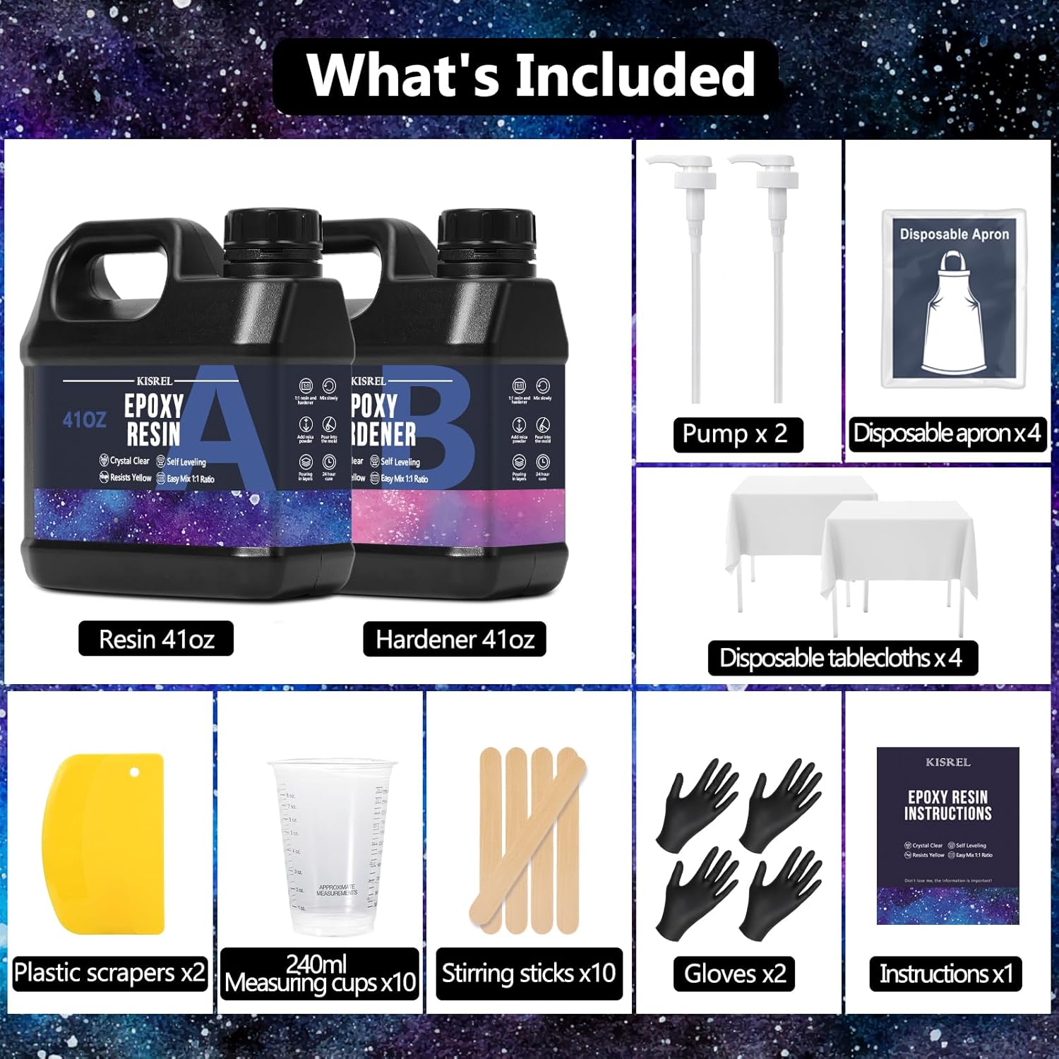 Crystal Clear Epoxy Resin Kit  - Resin Art Epoxy reseña y precio