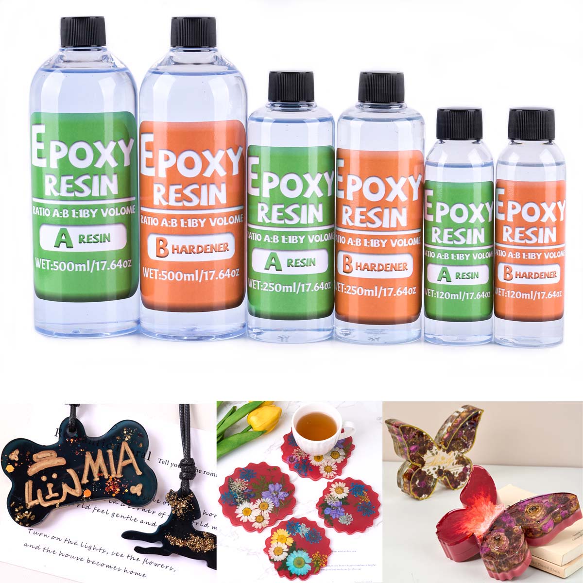 1:1 Ratio Epoxy Resin Kit Anti - Resin Art Epoxy reseña y precio