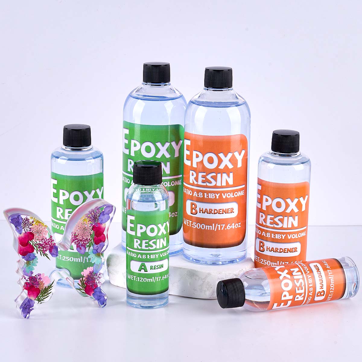 1:1 Ratio Epoxy Resin Kit Anti - Resin Art Epoxy reseña y precio