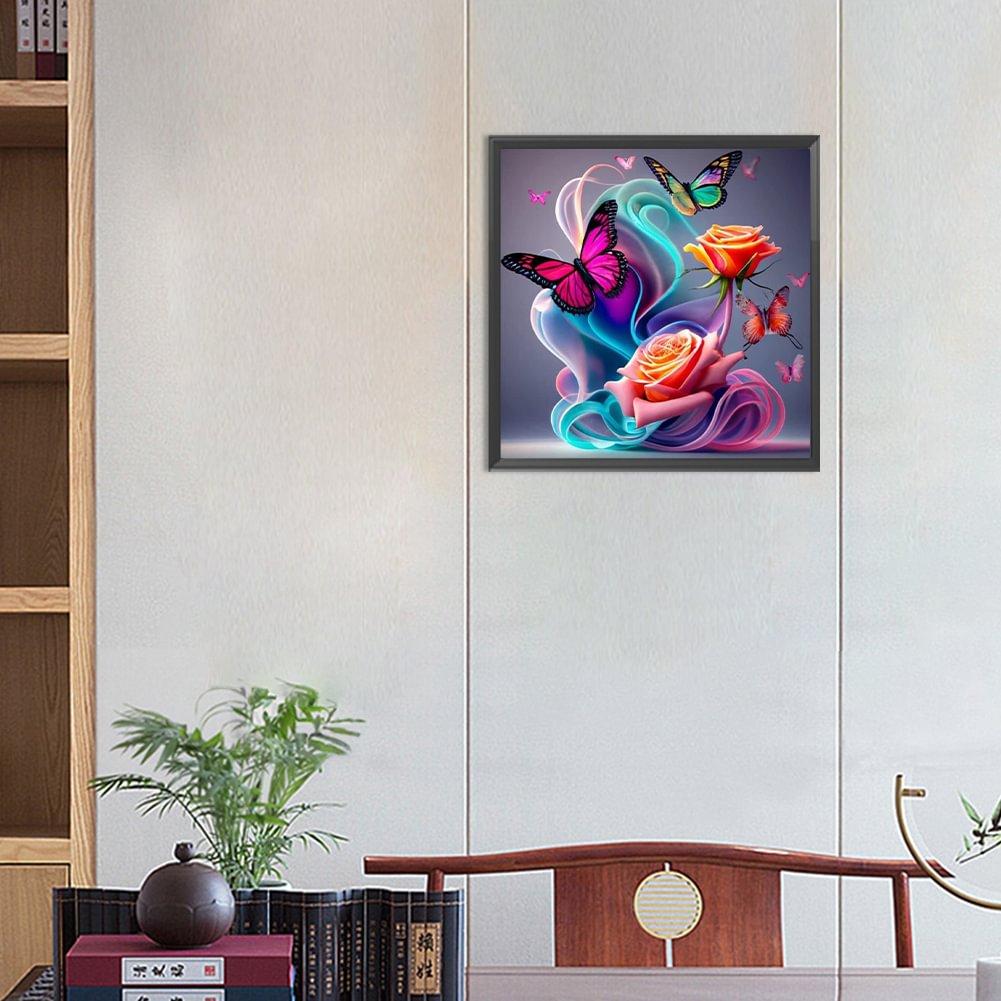 Diamond Painting Family Butter - Resin Art With Flowers reseña y precio