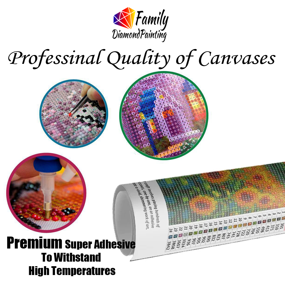 Diamond Painting Family Butter - Resin Art With Flowers reseña y precio