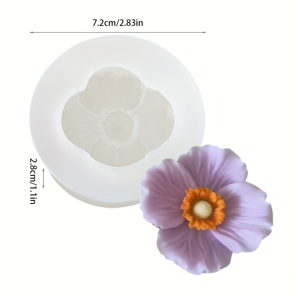 Flower Silicone Candle Mold, C - Resin Art Furniture reseña y precio