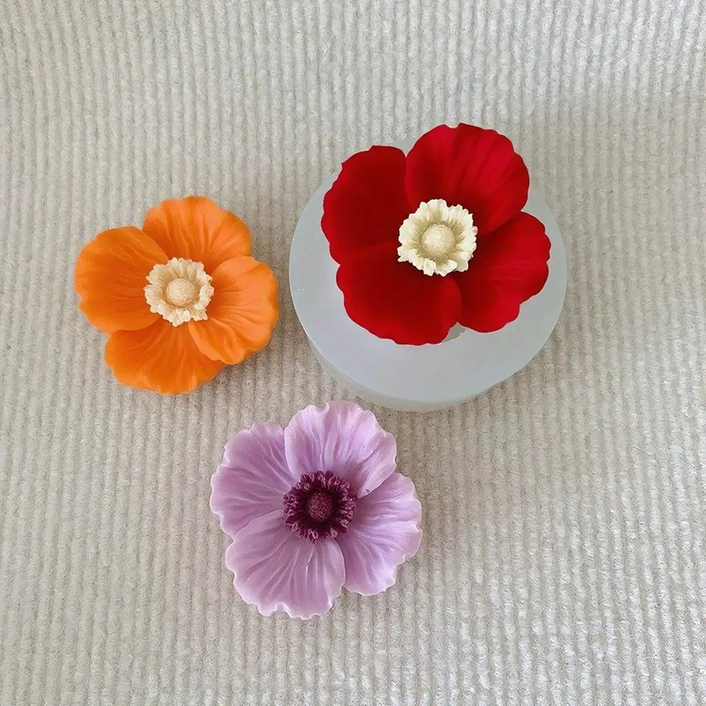 Flower Silicone Candle Mold, C - Resin Art Furniture reseña y precio