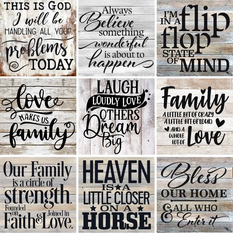 Diamond Painting Family Quotes - Resin Art Quote reseña y precio