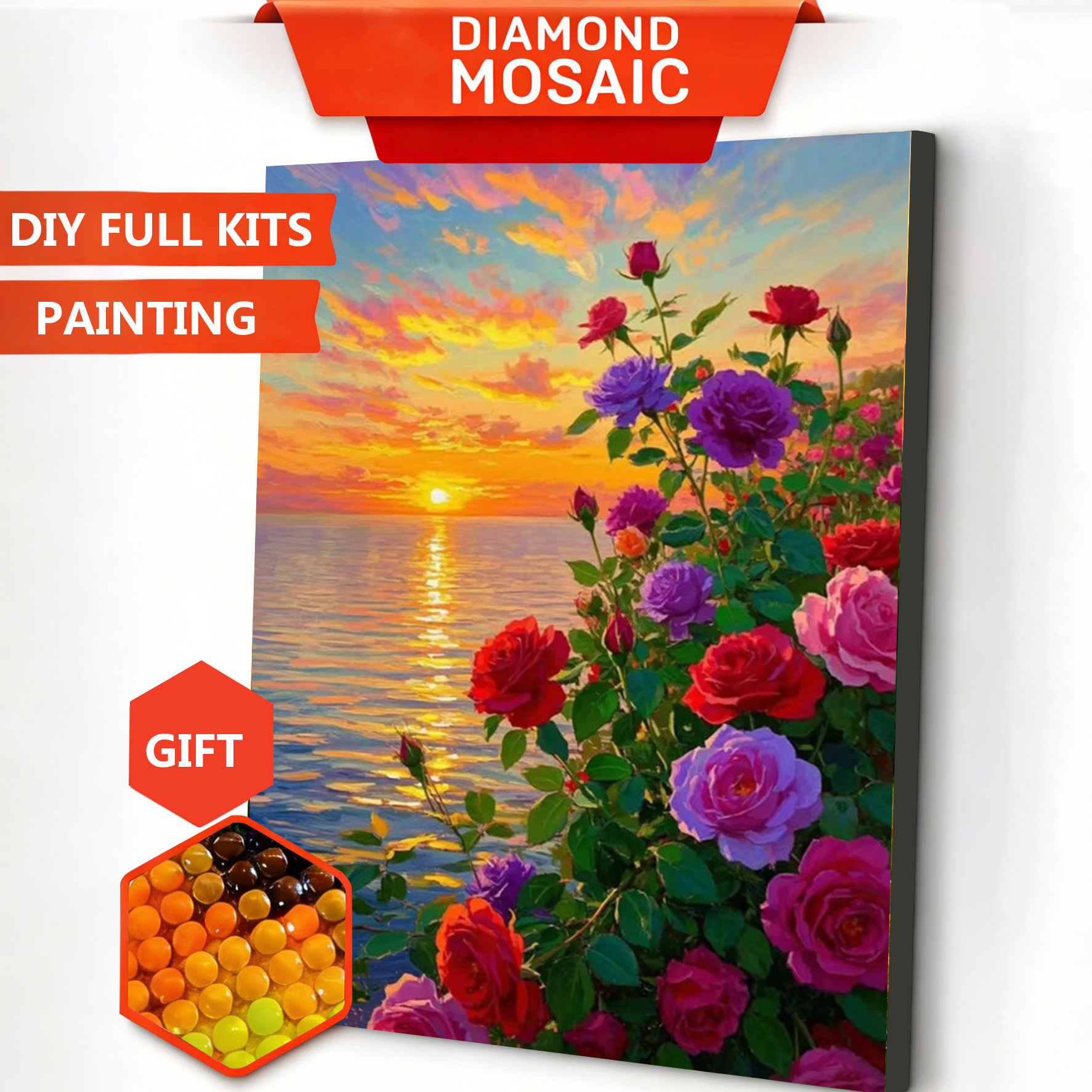 AZQSD Diamond Art Paintings Ro - Resin Art Rose reseña y precio