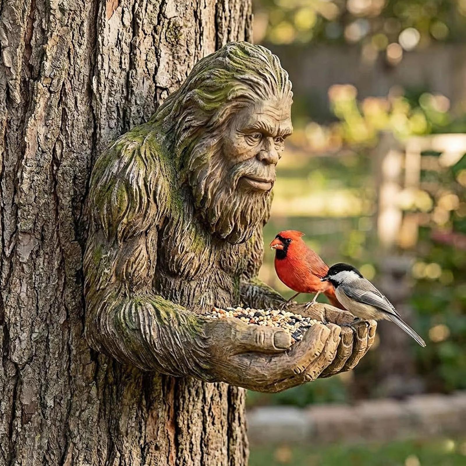 1Pc Bird Feeder Outdoor Decora - Resin Art Tree reseña y precio