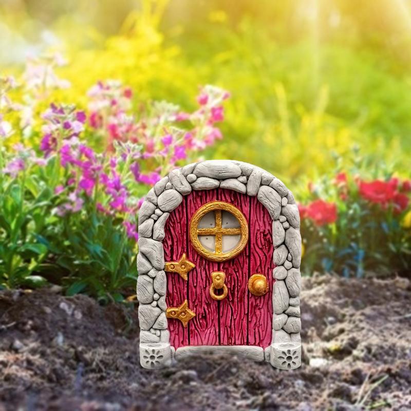Elf Fairy Door Miniature Garde - Resin Art Tree reseña y precio