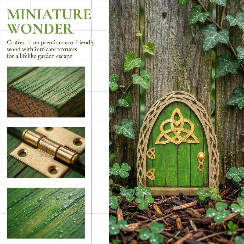 Elf Fairy Door Miniature Garde - Resin Art Tree reseña y precio