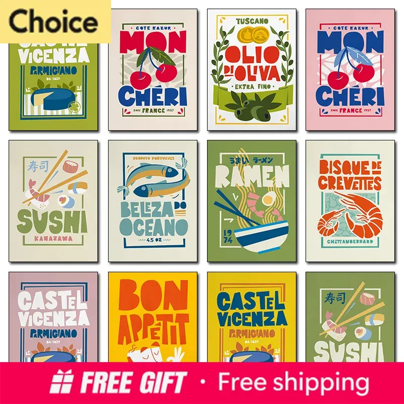 2026 Cartoon Funny Food Poster - Resin Art Quote reseña y precio