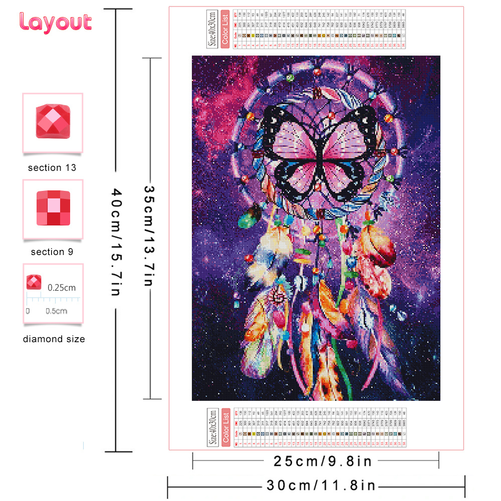 Frameless, 5d Diamond Mosaic F - Resin Art With Flowers reseña y precio
