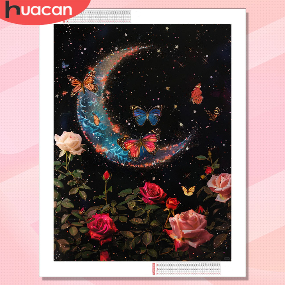 HUACAN Diamond Painting 5d Moo - Resin Art Rose reseña y precio