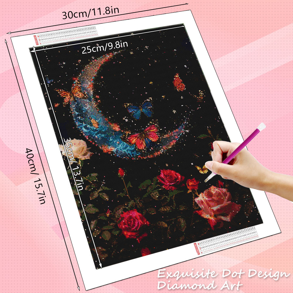 HUACAN Diamond Painting 5d Moo - Resin Art Rose reseña y precio