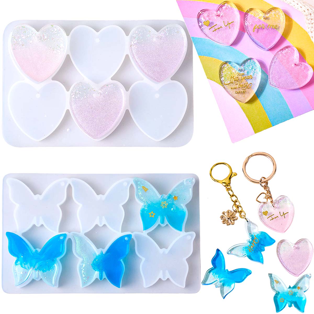 Six-hole with Holes Earring Si - Resin Art Epoxy reseña y precio