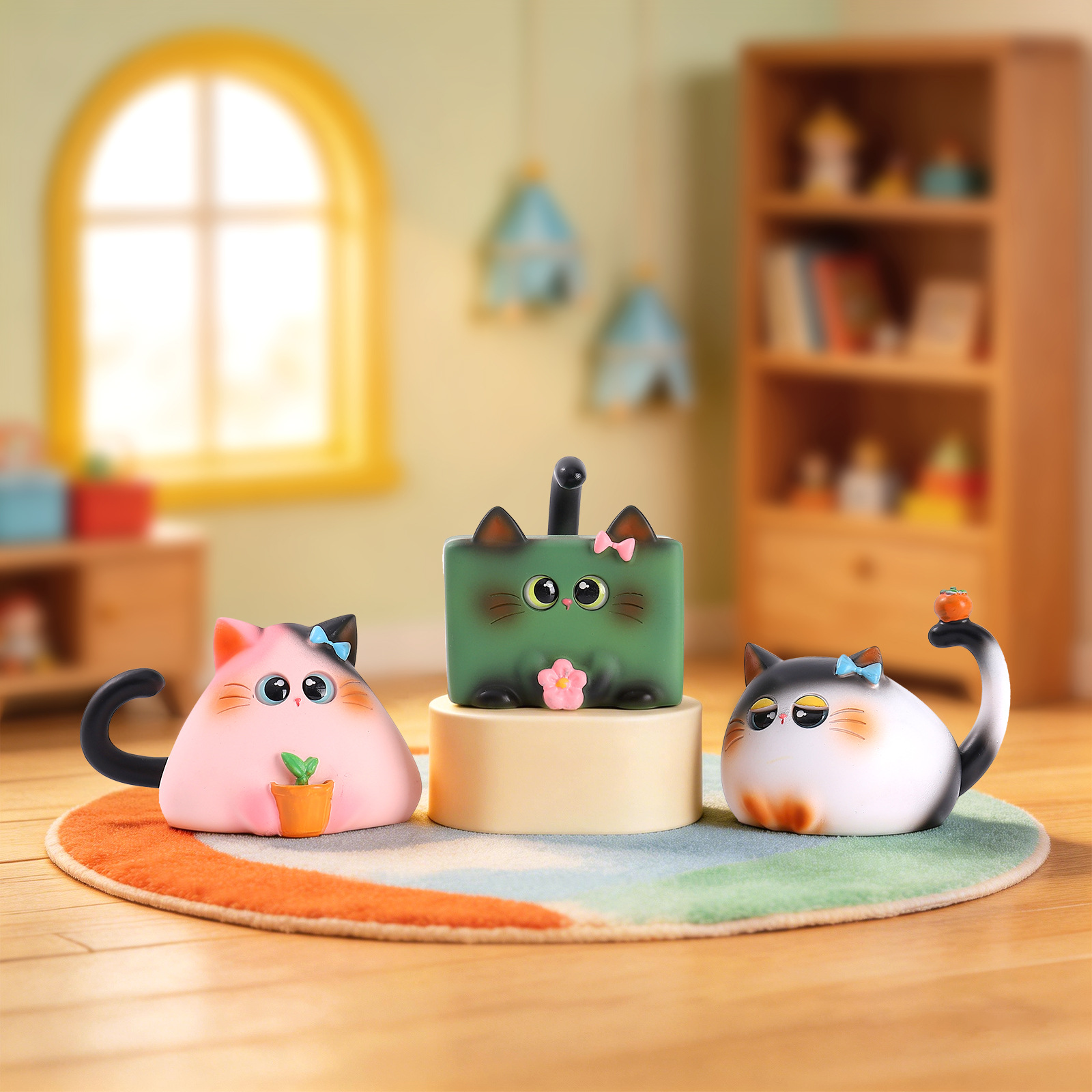Blind Box Cat Figurine Resin C - Resin Art Furniture reseña y precio