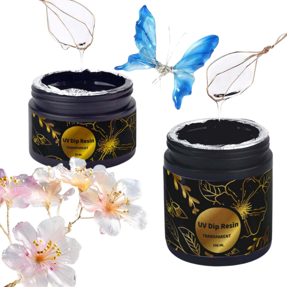 UV DIP Resin Glue Set 50/100ml - Resin Art Jewellery reseña y precio