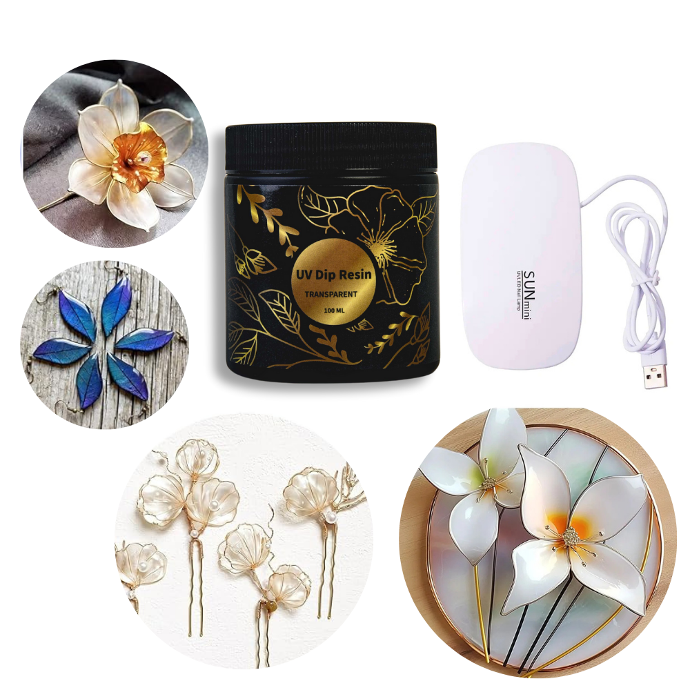 UV DIP Resin Glue Set 50/100ml - Resin Art Jewellery reseña y precio