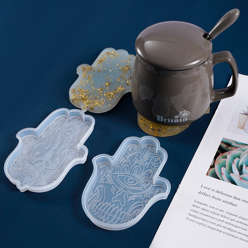 1 Pcs DIY Coaster Hand of Fati - Resin Art Epoxy reseña y precio