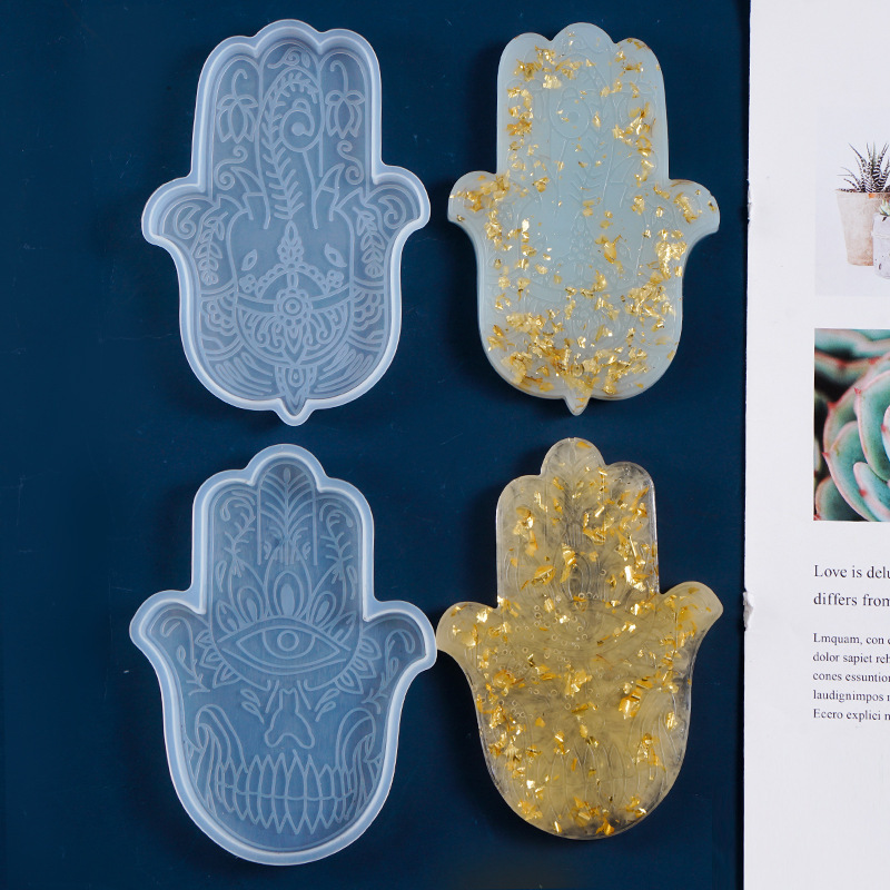 1 Pcs DIY Coaster Hand of Fati - Resin Art Epoxy reseña y precio