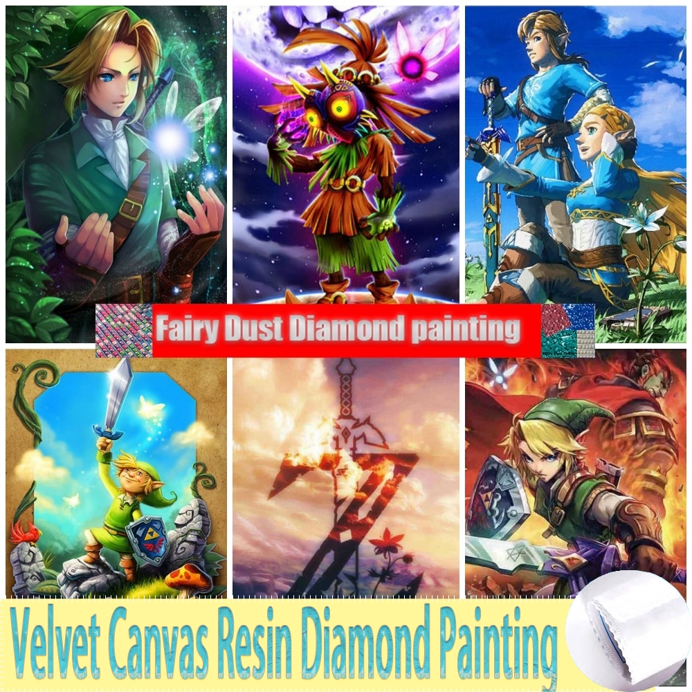 5D DIY Fairy Dust Resin Diamon - Resin Art Zelda reseña y precio