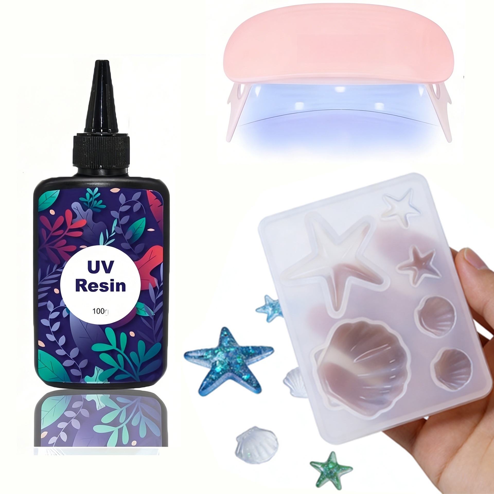 DIY Ocean Theme Crystal Epoxy  - Resin Art Epoxy reseña y precio