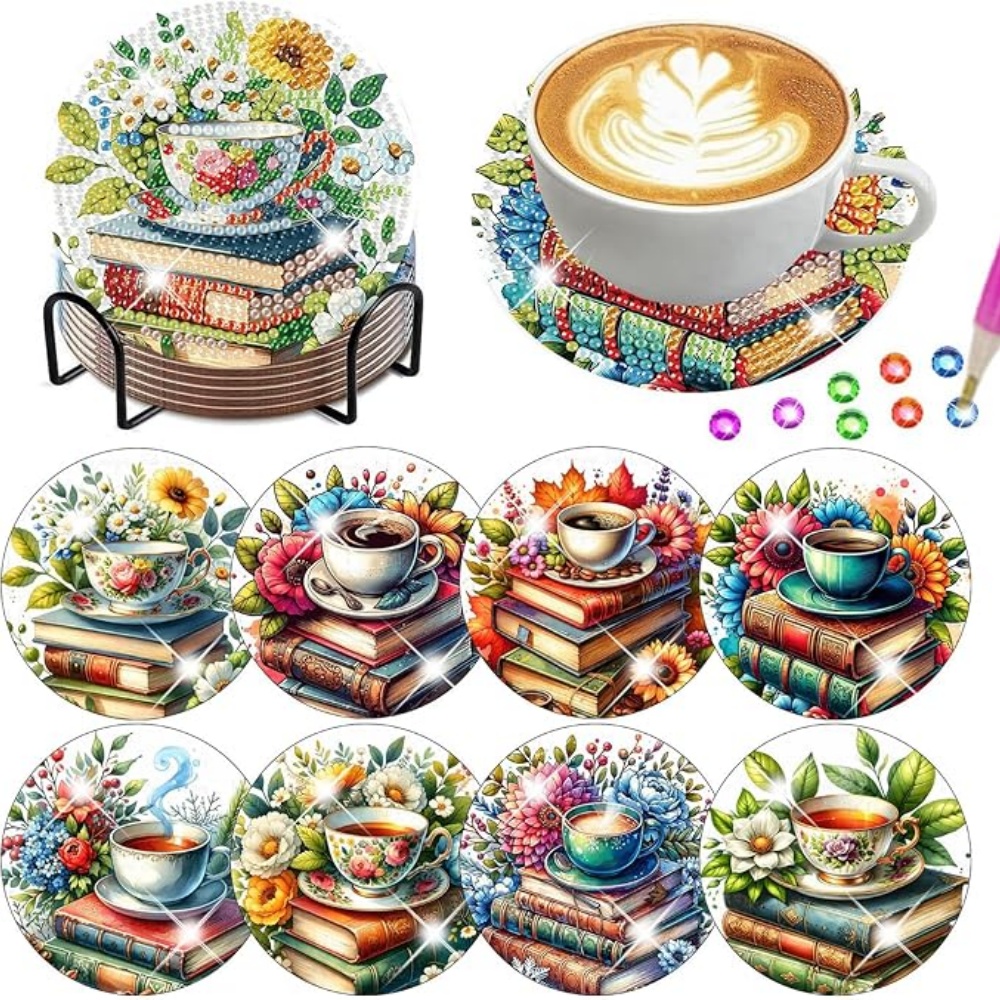 8PCS/DIY Diamond Art Painting  - Resin Art Book reseña y precio